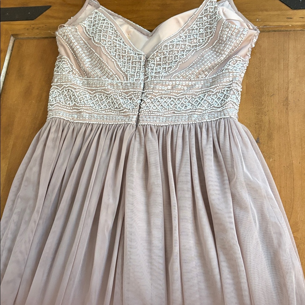 Adrianna Papell Mauve Maxi Dress Size 2 - Picture 13 of 14
